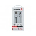Swissten 71522203 USB cable USB 2.0 1.2 m USB A Micro-USB B Silver Swissten 71522203 USB cable USB 2.0 1.2 m USB A Micro-USB B Silver