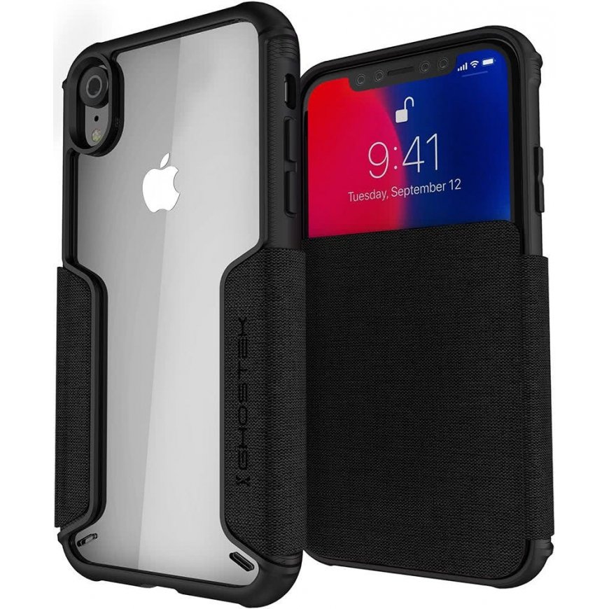 Ghostek Exec 3 mobiiltelefoni ümbris 15,5 cm (6.1") Rahakotiümbris Must