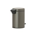Brabantia 113246 šiukšliadėžė 3 L Turas Platina Brabantia 113246 šiukšliadėžė 3 L Turas Platina