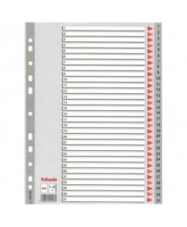 Esselte Plastic indexes Polypropeeni (PP)