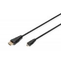 Digitus AK-330115-010-S HDMI кабель 1 m HDMI Тип D (Микро) HDMI Тип A (Стандарт) Черный Digitus AK-330115-010-S HDMI кабель 1 m HDMI Тип D (Микро) HDMI Тип A (Стандарт) Черный