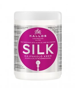 Kallos KJMN Silk with Olive oil and Silk protein 1000ml маска для волос Унисекс
