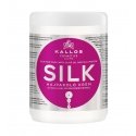 Kallos KJMN Silk with Olive oil and Silk protein 1000ml plaukų kaukė Unisekso stiliaus