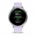 Garmin Venu 4 3,05 cm (1.2") AMOLED 41 mm Digitaalne 390 x 390 pikslit Puutetundlik ekraan Hõbe WiFi