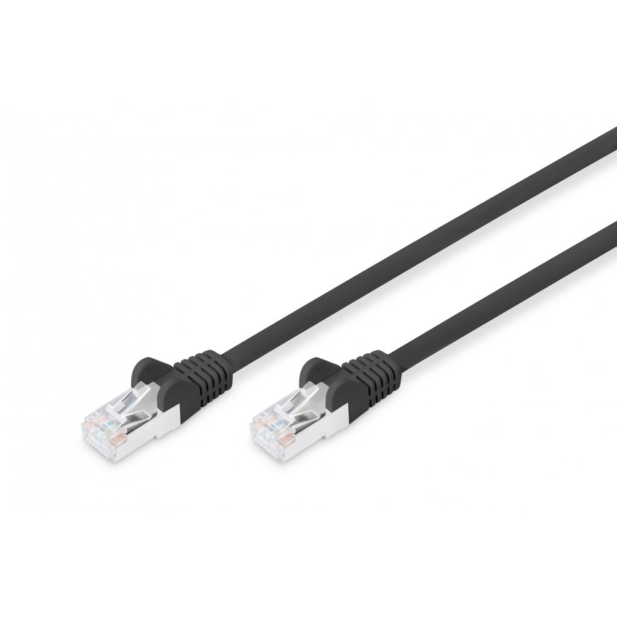 Digitus DB-160144-030-S tinklo kabelis Juoda 3 m Cat6 S/FTP (S-STP)