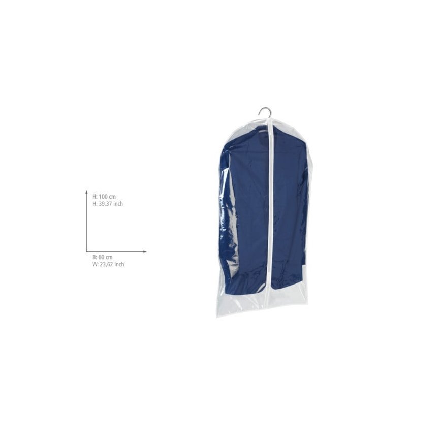 WENKO Suit bag Transparent 100 x 60 cm – 3