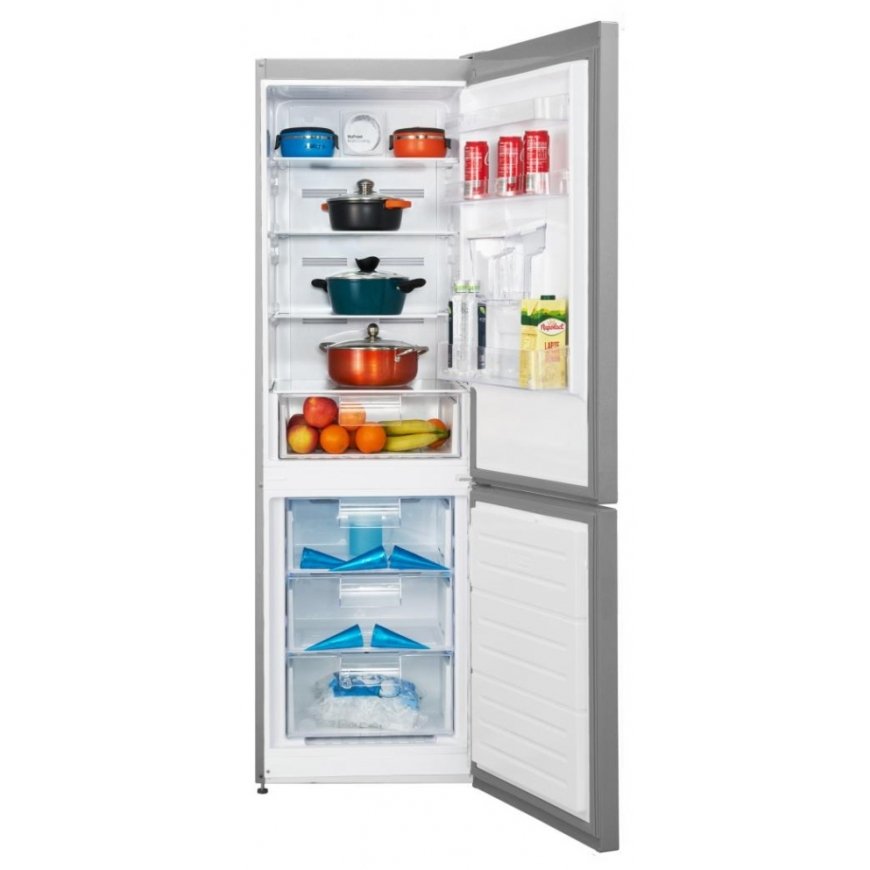 Heinner HCNF-V291SWDE++ fridge-freezer Freestanding 294 L Silver – 3