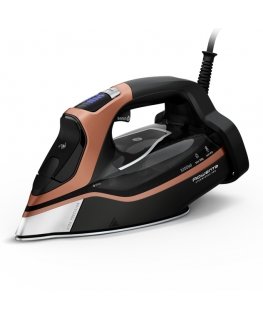 Rowenta DW9520D1 silitysrauta Höyrysilitysrauta Mikrosteam 400 HD -laserpohjalevy 3200 W musta, Oranssi