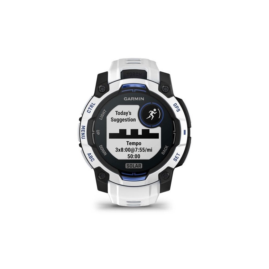 Garmin Instinct 2.29 cm (0.9") MIP 45 mm Digital 176 x 176 pixels Touchscreen Black, White GPS (sate