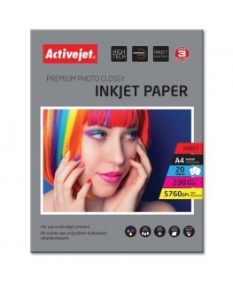 Activejet AP4-230G20 fotopaber A4 Valge Läige