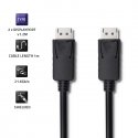 Qoltec 50371 DisplayPort-kaapeli 1 m musta Qoltec 50371 DisplayPort-kaapeli 1 m musta