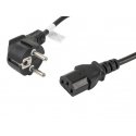 Lanberg CA-C13C-11CC-0018-BK virtajohto musta 1,8 m C13 liitin CEE7/7