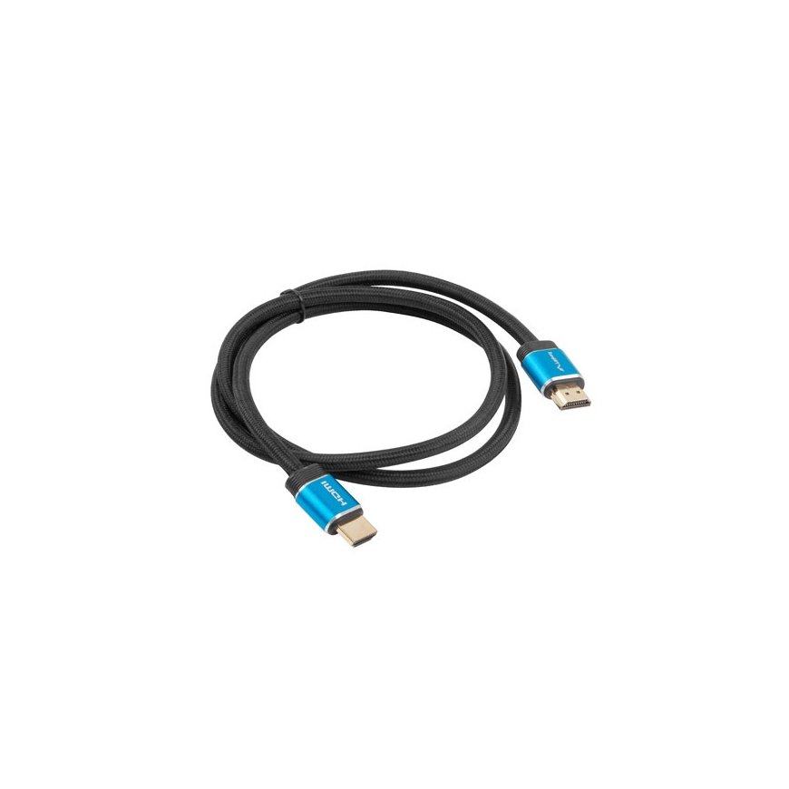 Lanberg CA-HDMI-P20CU-0010-BK HDMI-kaabel 1 m HDMI tüüp A (Standard) Must, Sinine