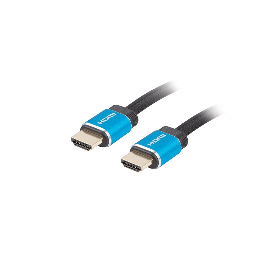 Lanberg CA-HDMI-P20CU-0010-BK HDMI кабель 1 m HDMI Тип A (Стандарт) Черный, Синий – 2