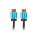 Lanberg CA-HDMI-P20CU-0010-BK HDMI cable 1 m HDMI Type A (Standard) Black, Blue Lanberg CA-HDMI-P20CU-0010-BK HDMI cable 1 m HDMI Type A (Standard) Black, Blue