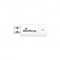 MediaRange MR971 USB zibatmiņa 8 GB USB Type-A 2.0 Zils, Balts