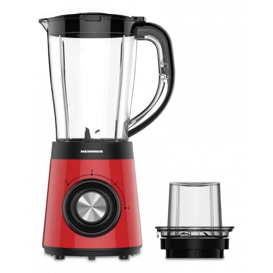 Heinner HBL-500RRD tehosekoitin 1,5 L Pöydällä pidettävä tehosekoitin 500 W Punainen