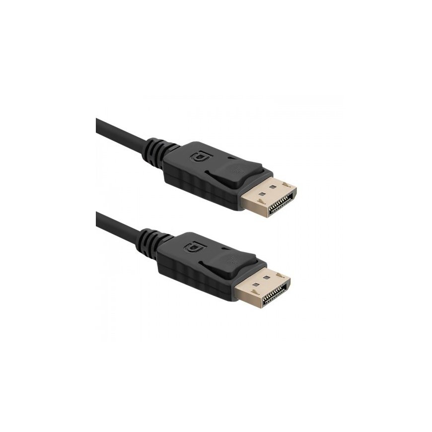 Qoltec 2m DisplayPort Melns