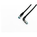 Equip 605891 tinklo kabelis Juoda 2 m Cat6a S/FTP (S-STP)