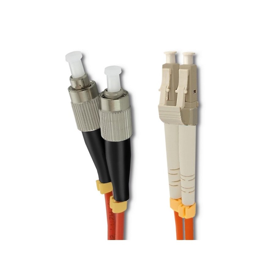 Qoltec 54055 InfiniBand ja kiudoptilised kaablid 1 m LC FC Oranž – 2