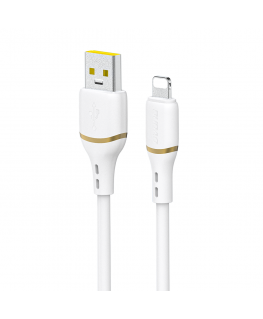 Dudao L25L USB-A - Lightning Cable 1m 30W with Soft Silicone Bra