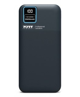 Port Designs 907002 power bank Lithium Polymer (LiPo) 20000 mAh Black