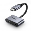 Ugreen 50596 interfeisa centrmezgls USB 3.2 Gen 1 (3.1 Gen 1) Type-C Melns, Metālisks