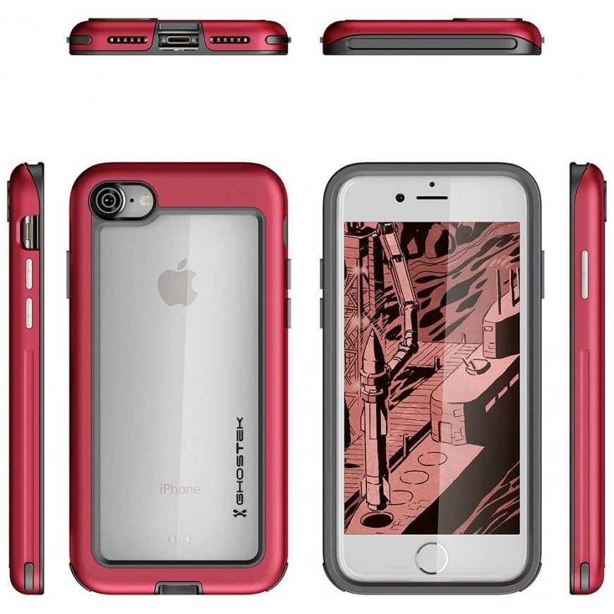 Ghostek Atomic Slim mobiliojo telefono dėklas 11,9 cm (4.7") Raudona – 2