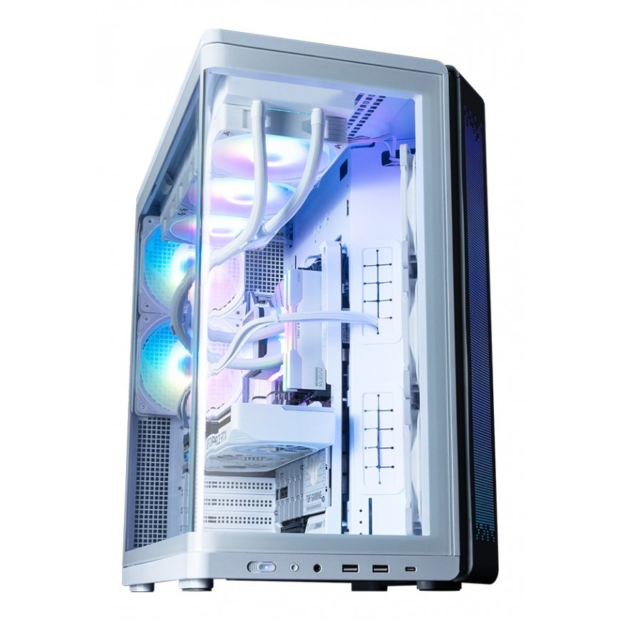 Zalman P60 WHITE tietokonekotelo Midi Tower Valkoinen – 4