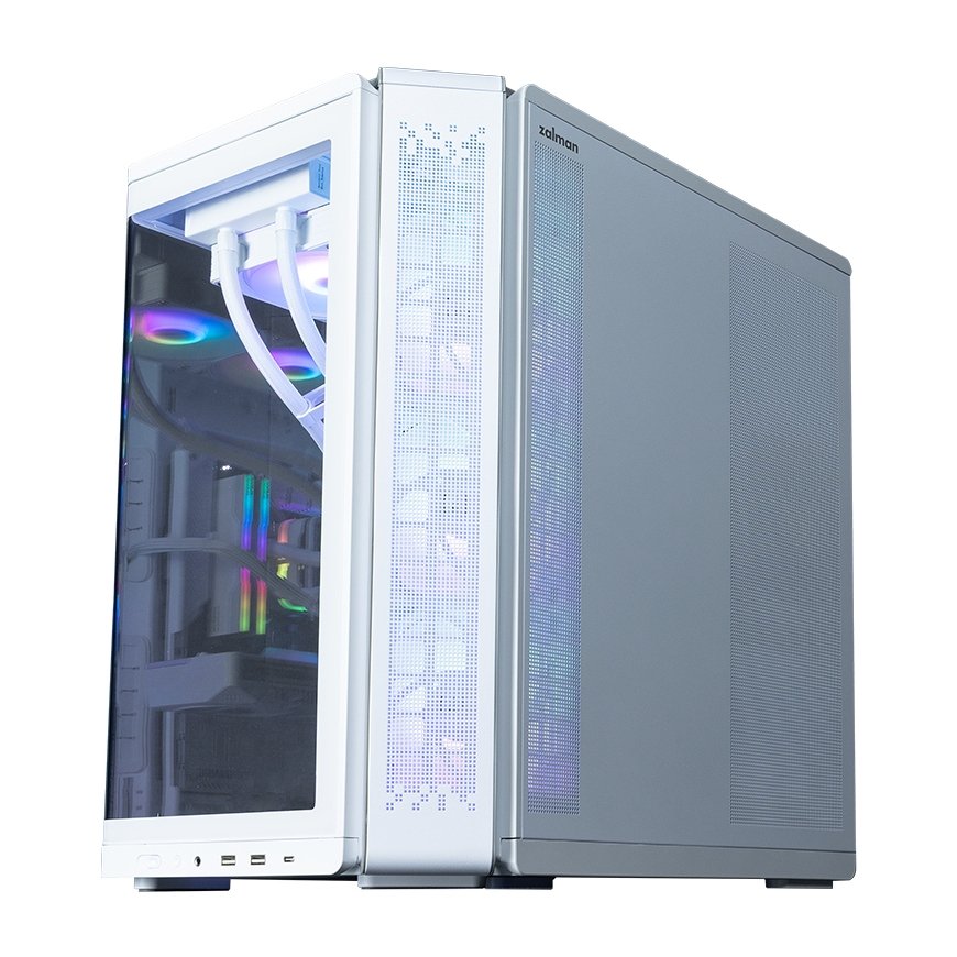 Zalman P60 WHITE computer case Midi Tower – 5