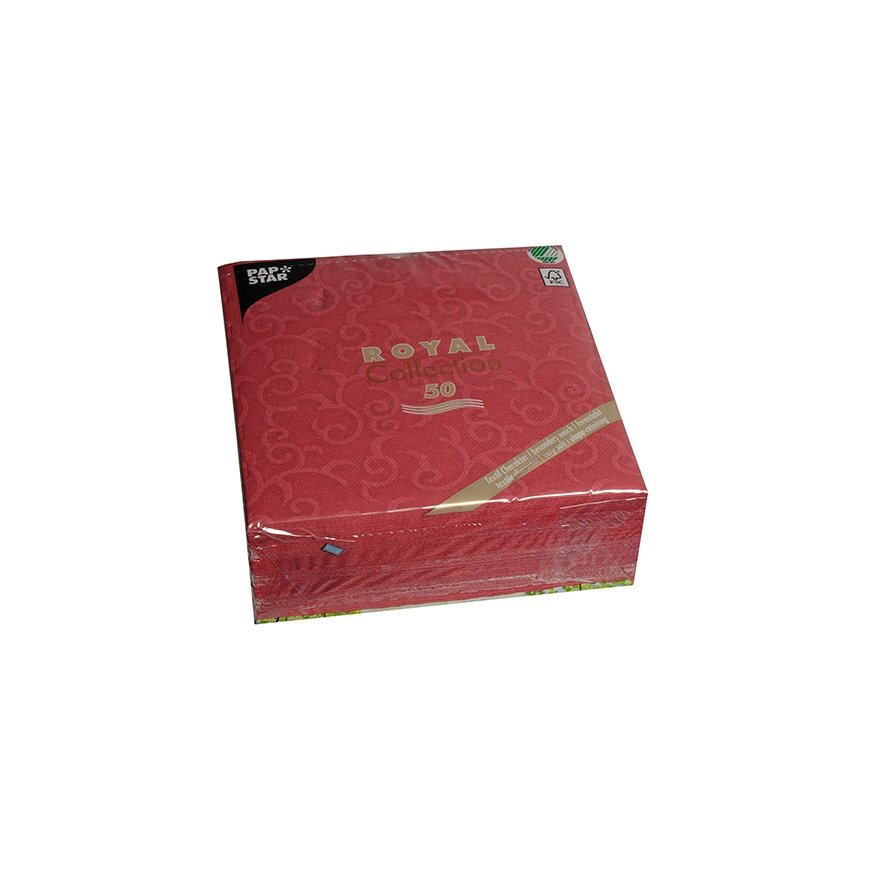 Papstar 84880 popierinė servetėlė Bordo 50 vnt – 3