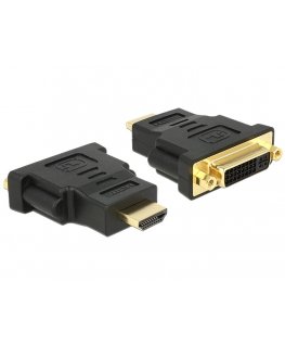 DeLOCK 65467 kaapelin sukupuolenvaihtaja HDMI DVI 24+5 musta