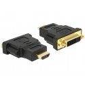 DeLOCK 65467 kaapelin sukupuolenvaihtaja HDMI DVI 24+5 musta DeLOCK 65467 kaapelin sukupuolenvaihtaja HDMI DVI 24+5 musta
