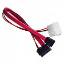Akasa AK-CB050 SATA kabelis 0,2 m Molex (4-pin) Sarkans Akasa AK-CB050 SATA kabelis 0,2 m Molex (4-pin) Sarkans