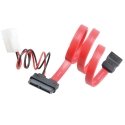 Akasa AK-CB050 SATA kabelis 0,2 m Molex (4-pin) Raudona Akasa AK-CB050 SATA kabelis 0,2 m Molex (4-pin) Raudona