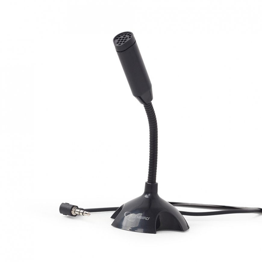 Gembird *Desktop microphone black Juoda Kompiuterio mikrofonas