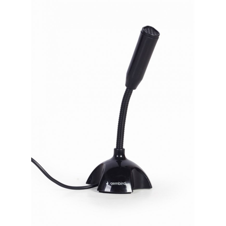 Gembird *Desktop microphone black Juoda Kompiuterio mikrofonas – 2