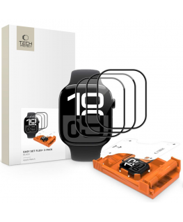 SZKŁO HYBRYDOWE TECH-PROTECT EASY SET FLEX+ 3-PACK APPLE WATCH 4