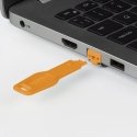 Lindy RJ45 Port Blocker key, Orange Lindy RJ45 Port Blocker key, Orange