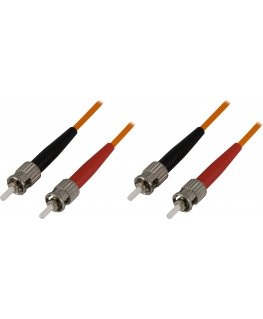 Deltaco FB-33 InfiniBand/fibre optic cable 3 m 2x ST Orange