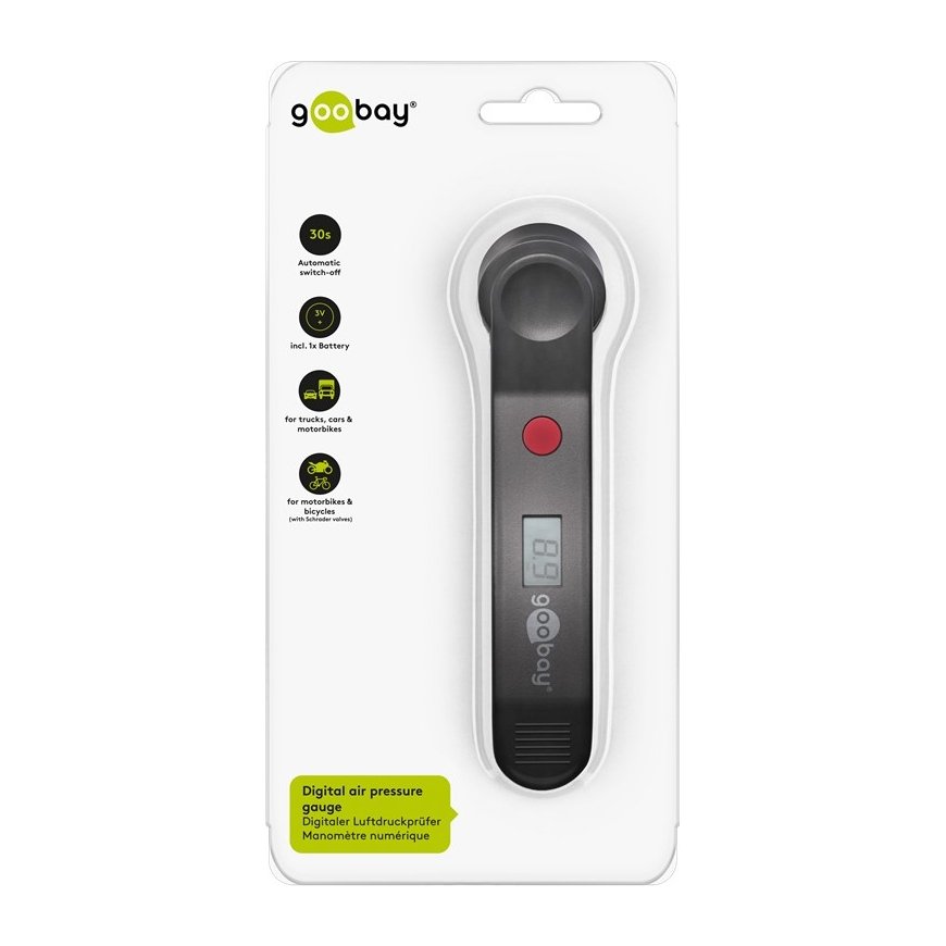 Goobay Digital Air Pressure Gauge – 4