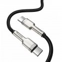 Baseus CATJK-C01 mobilo telefonu kabelis Melns 1 m USB C Baseus CATJK-C01 mobilo telefonu kabelis Melns 1 m USB C