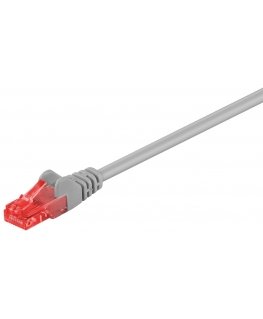 Goobay CAT 6 Patch Cable, U/UTP, grey, 7.5 m