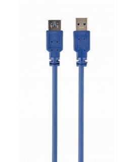 Gembird 3m USB 3.0 A M/FM USB kabelis USB 3.2 Gen 1 (3.1 Gen 1) USB A Mėlyna