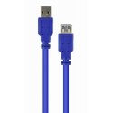 Gembird 3m USB 3.0 A M/FM USB-kaabel USB 3.2 Gen 1 (3.1 Gen 1) USB A Sinine