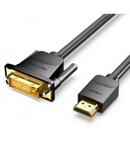 Vention ABFBF videokaapeli-adapteri 1 m HDMI-tyyppi A (vakio) DVI-D musta