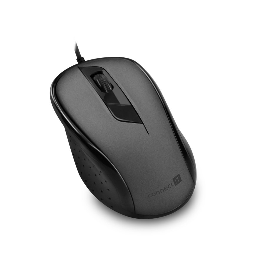 Connect IT CMO-1200-GY hiir Parempoolne USB tüüp A Optiline 1000 DPI