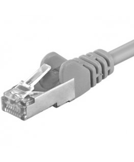 PremiumCord SP6ASFTP005 verkkokaapeli Harmaa 0,5 m Cat6a SF/UTP (S-FTP)