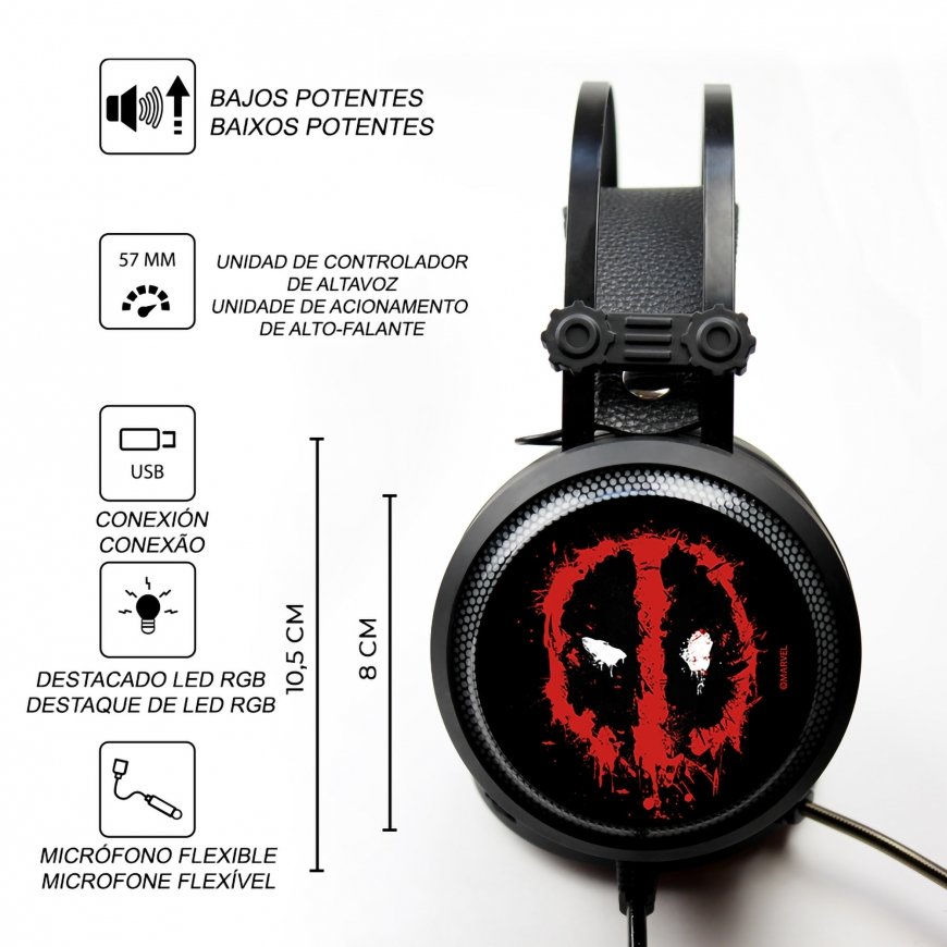 ERT Group LCMHPGDPOOL001 headphones/headset Head-band Gaming Multicolour – 4