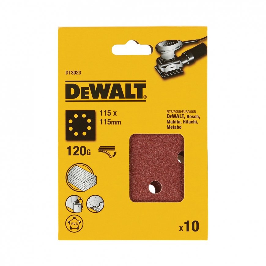 DeWALT DT3023-QZ šlifuoklio priedas 10 vnt – 2